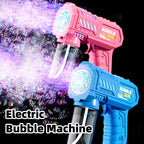 Fully Automatic Bubble Gun Rocket Bubble Machine, Amusement Park Automatic Bubble Blower, Outdoor Toy, Suitable for Children, Be