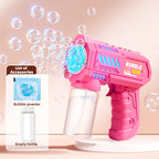 Fully Automatic Bubble Gun Rocket Bubble Machine, Amusement Park Automatic Bubble Blower, Outdoor Toy, Suitable for Children, Be