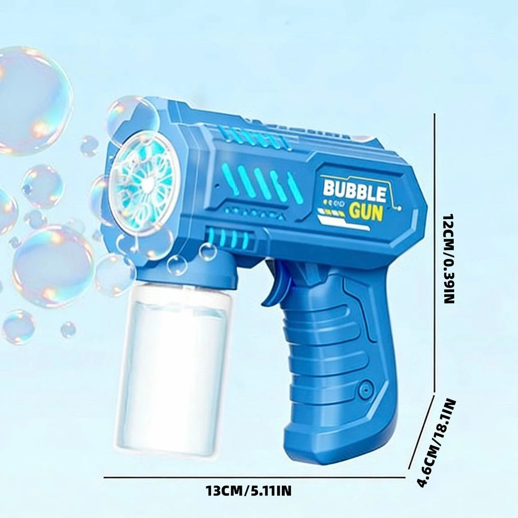 Fully Automatic Bubble Gun Rocket Bubble Machine, Amusement Park Automatic Bubble Blower, Outdoor Toy, Suitable for Children, Be