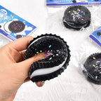 Simulation Oreo Stress Relief Squishy Toy. Creative Cookie Cake Super Soft Squeeze Toy. Sandwich Biscuit Antistress Gadget.