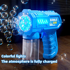 Fully Automatic Bubble Gun Rocket Bubble Machine, Amusement Park Automatic Bubble Blower, Outdoor Toy, Suitable for Children, Be
